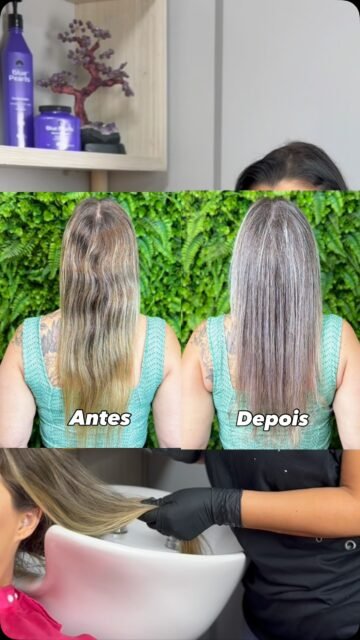 Adeus, amarelo! Olá, perolado perfeito! ✨
​Sabe aquele tom amarelado que insiste em aparecer no loiro? A linha Blue Pearls chegou para resolver. Com tecnologia de alta performance, ela neutraliza os reflexos quentes indesejados e transforma o seu cabelo, deixando um tom perolado sofisticado, brilhante e mega hidratado.
​O loiro dos sonhos, com o cuidado que você merece.
​🔹 Por que você vai amar?
​Neutralização imediata do amarelo, sem ressecar.
​Efeito perolado luminoso.
​Brilho intenso e maciez profunda.
​Transforme seu visual hoje mesmo! Garanta o seu kit pelo link na bio ou mande uma mensagem no Direct. 🛍️
​#LoiroPerolado #BluePearls  #Matizador #LoiroPerfeito #CronogramaCapilar