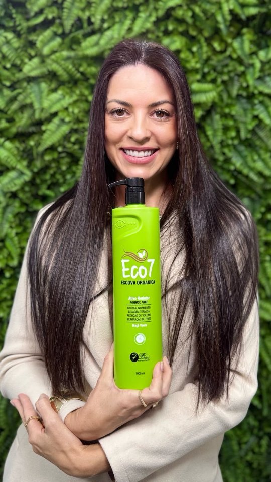 🍃Eco7 não é apenas um passo no seu cuidado pessoal; é o segredo para a transformação que você sente na pele e reflete no espelho.
➡️Desenvolvido para proporcionar um alisamento impecável e de alta performance, ele acompanha a sua rotina trazendo praticidade, brilho extraordinário e um movimento natural que reconstrói a saúde dos fios de dentro para fora.
➡️​Com uma fórmula inteligente que une hidratação profunda e proteção, a linha Eco7 se torna aquela parceira diária indispensável para quem busca a liberdade de um cabelo perfeitamente alinhado, forte e cheio de vida todos os dias. 
✅️É a evolução do liso diretamente para a sua rotina.💚

#Eco7 #CabeloSaudavel #alisamento #7LissProfessional